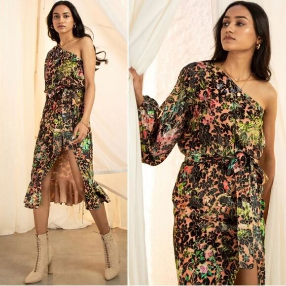 HEMANT AND NANDITA NEW WITH TAGS HN-VEENA-605 DRESS IN BLACK SIZE MEDIUM - Picture 3 of 8